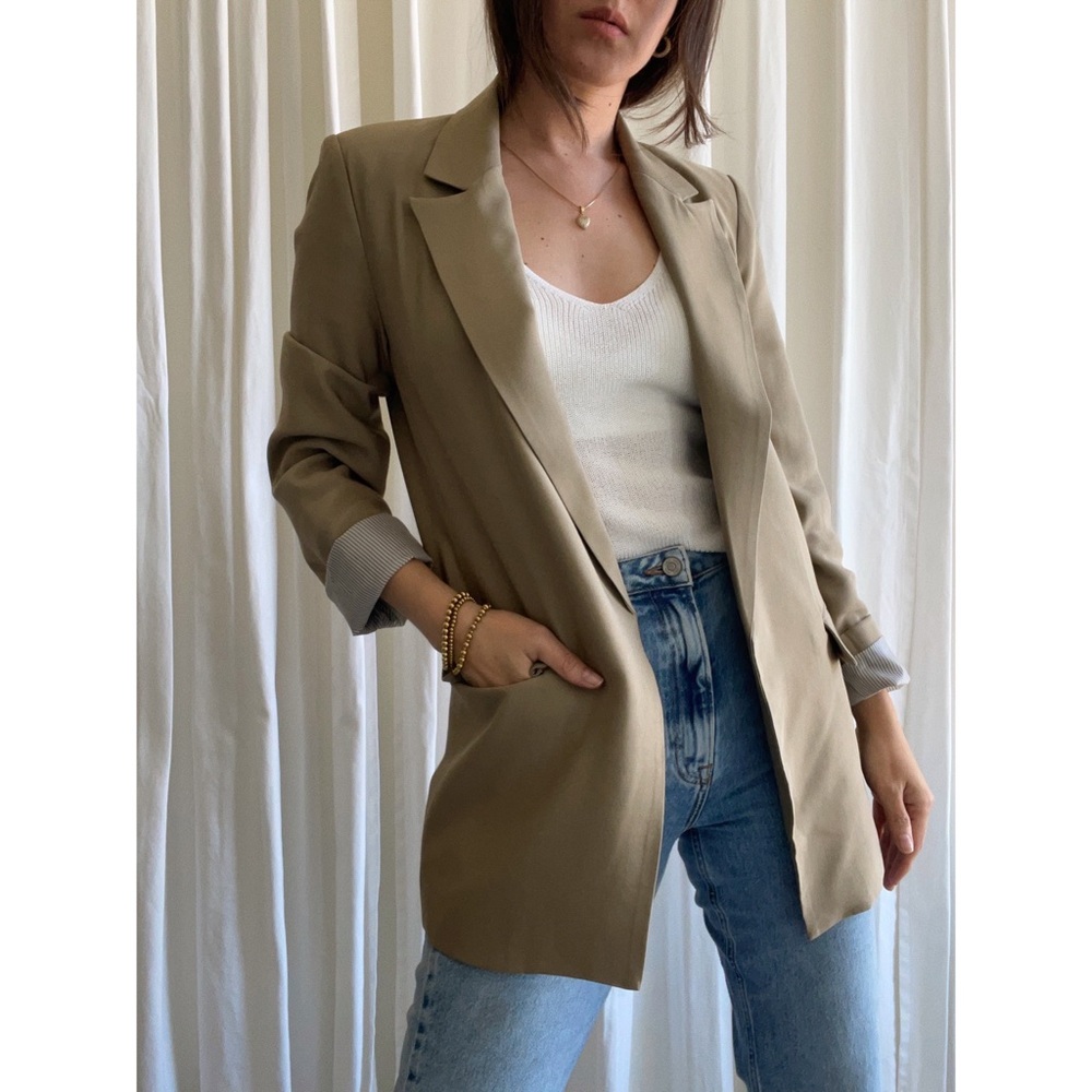 HARVEY BLAZER — In Taupe - Picture 5 of 9